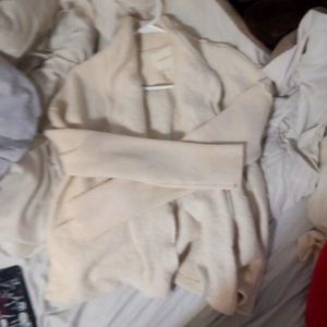 Wool jacket, M, cream, Cynthia Rowley